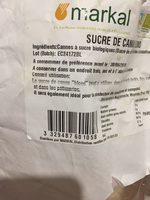 Sucre de canne blond