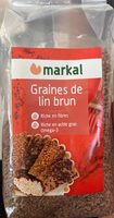 Graines de lin brun