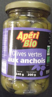 Olives vertes aux anchoix