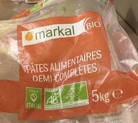 Pâtes alimentaires demi complète