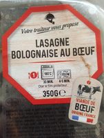 Lasagnes bolognaise au boeuf