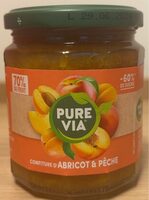Confiture d'abricot et pêche