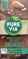 Chocolat au lait et amandes