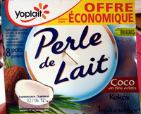 Perle de Lait (Coco en fins éclats) 8 Pots - Offre Économique