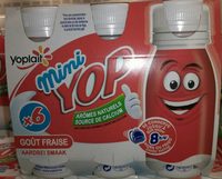Yaourt à boire sucré aromatisé