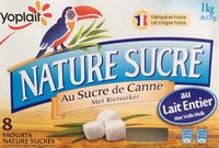 Yaourts Nature Sucré Au Sucre de Canne