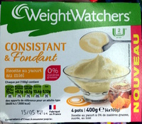 Consistant & Fondant : Recette au yaourt au miel (0 % MG) 4 pots