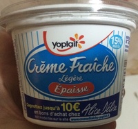 Crème fraîche légère épaisse (15 % M.G.)