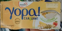 Yopa! craquant sur lit de graines & ananas pomme banane