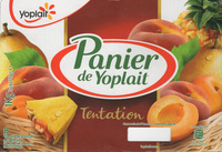 Yaourt sucré, aux fruits