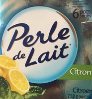 Spécialité laitière sucrée au citron, aromatisée