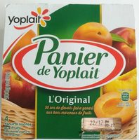 Panier de Yoplait Abricot / Nectarine