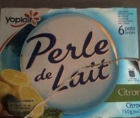 Spécialité laitière sucrée, au citron, aromatisée