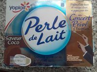 Spécialité laitière sucrée à la noix de coco