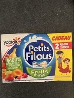 Spécialité laitière sucrée aux fruits à base de Fromage Frais, aromatisée (enrichie en vitamine D)