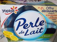 Spécialité laitière sucrée, au citron, aromatisée