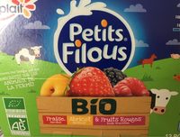 Petits filous Bio - Fraise, Abricot & Fruits rouges