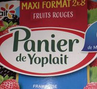 Panier de yoplait fruits rouges 0%
