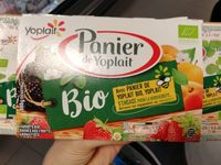 Panier de Yoplait bio