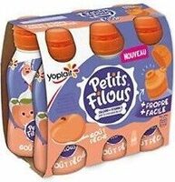 Yaourt à boire sucré aromatisé