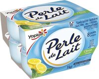 Spécialité laitière sucrée, au citron, aromatisée