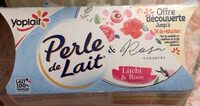 Perle de lait litchi & rose