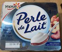 Perle de lait Peche Blanche et Peche de Vigne