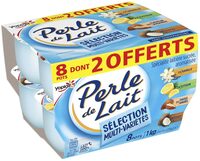 Perle de lait Multi-variétés 2 x (4 x 125 g)