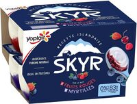 Skyr Lit de Fruits rouges Myrtilles