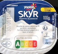 Skyr sur lit de citron
