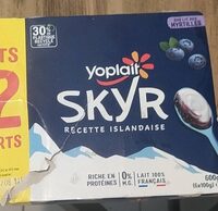 Skyr sur lit aux myrtilles