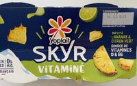 Skyr vitaminé sur lit à l’ananas et citron vert