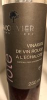Vinaigre de Vin Rouge à l’Échalote