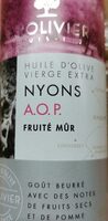 Huile d'olive vierge extra NYONS AOP