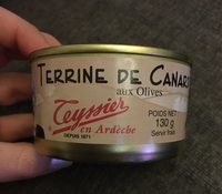 Terrine de canard aux olives