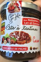Pate a tartiner noisette cacao