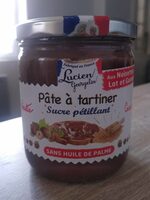 Pâte a tartiner. Sucre pétillant