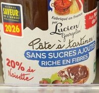 Pate a tartiner noisette