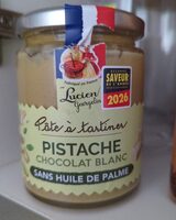 Pâte à tartiner pistache chocolat blanc