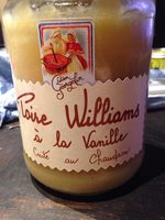 Compote poire Williams à la vanille