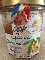 Confiture extra Banane de la Réunion et Vanille
