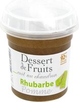 Dessert de rhubarbe et pommes