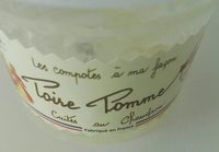 Les compotes a ma facon cuites au chaudron - poire pomme