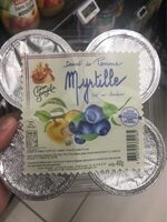Dessert de pomme myrtille cuit au chaudron