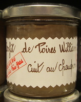 Confit de poire Williams cuit au chaudron