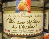 Pâté aux Châtaignes de l'Ardèche