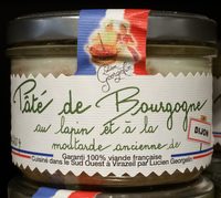 Pâté de Bourgogne au Lapin et à la Moutarde Ancienne de Dijon