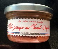 Paté basque au piment d'Espelette