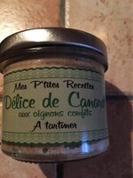 Delice de canard aux oignons confits