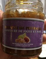 Confiture figues et noix